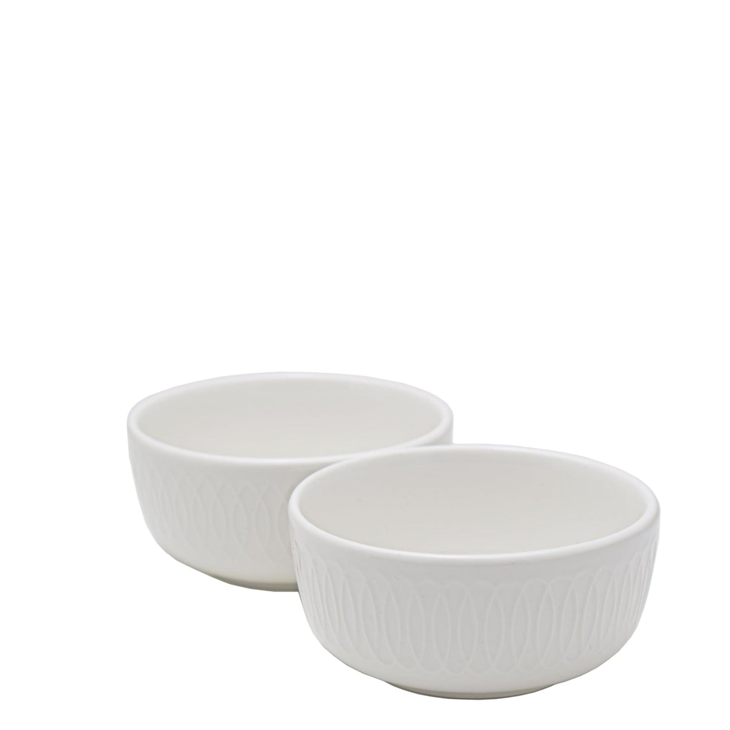 Symphony Spiro Dip Bowl Set Of 2 - White