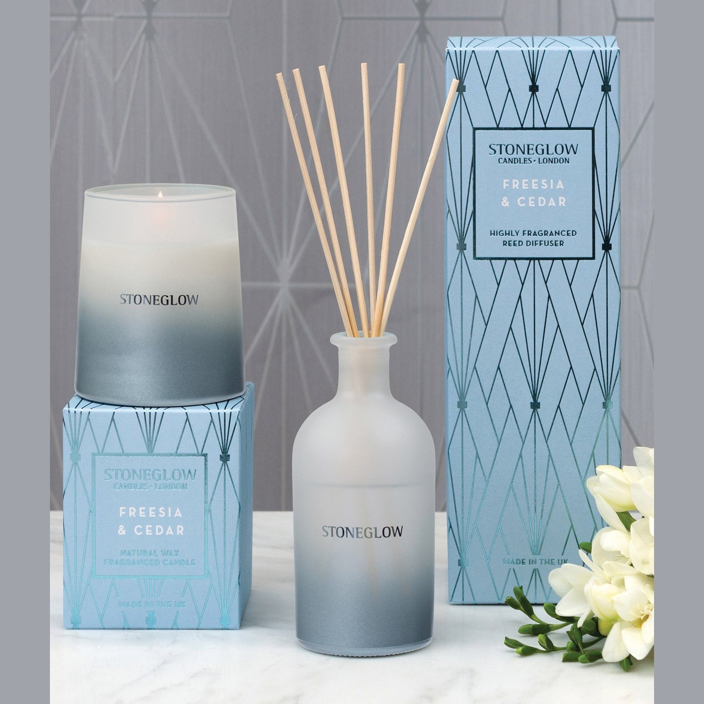 Stoneglow Freesia & Cedar Tumbler