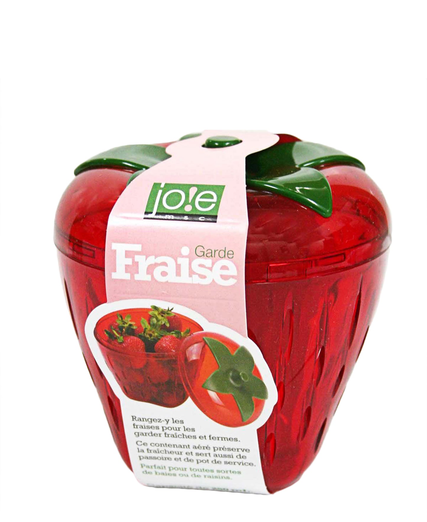 Joie 2 Piece Strawberry Storage Pod Set Red