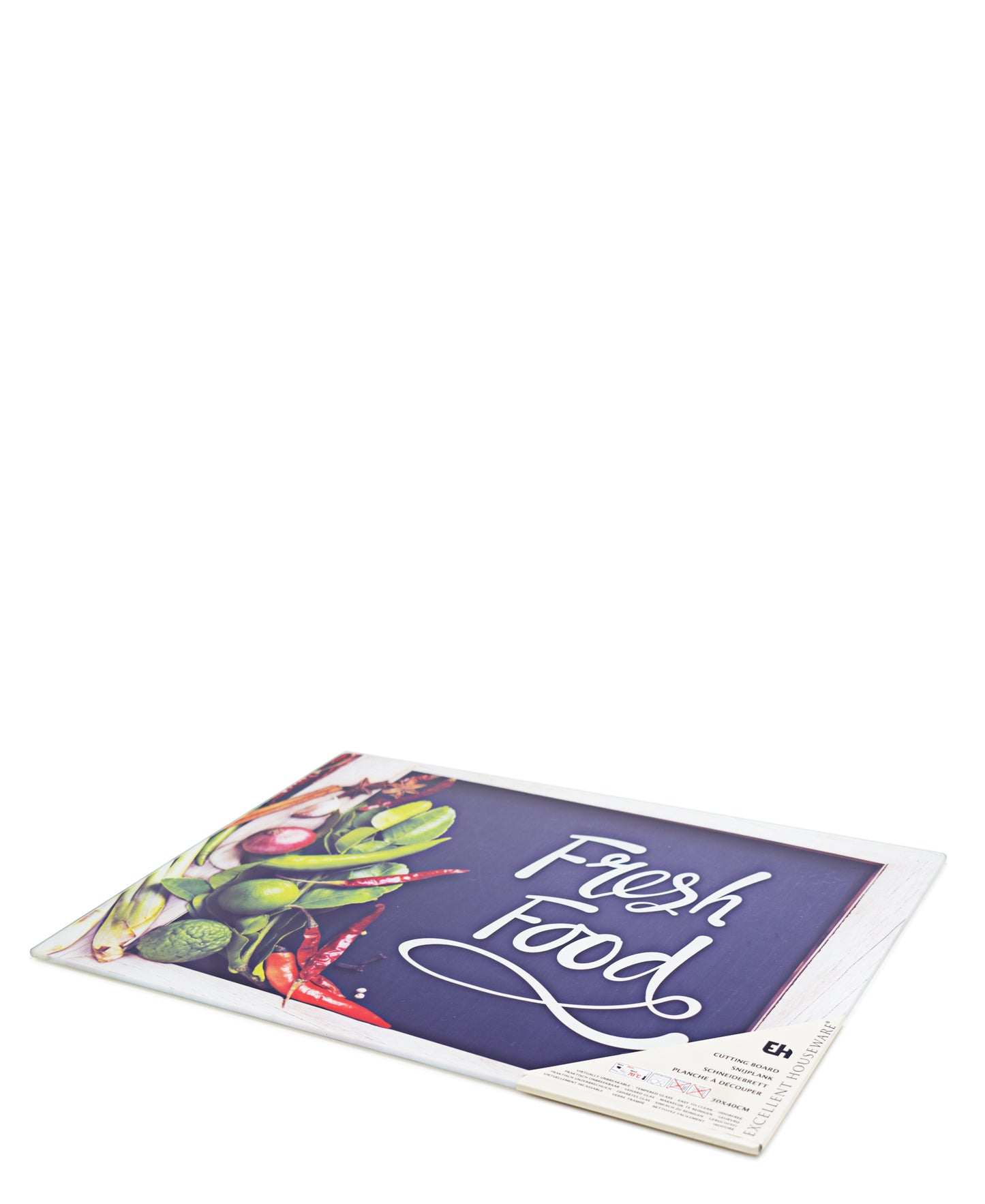 Excellent Houseware Glass Cutting Board - Royal Blue