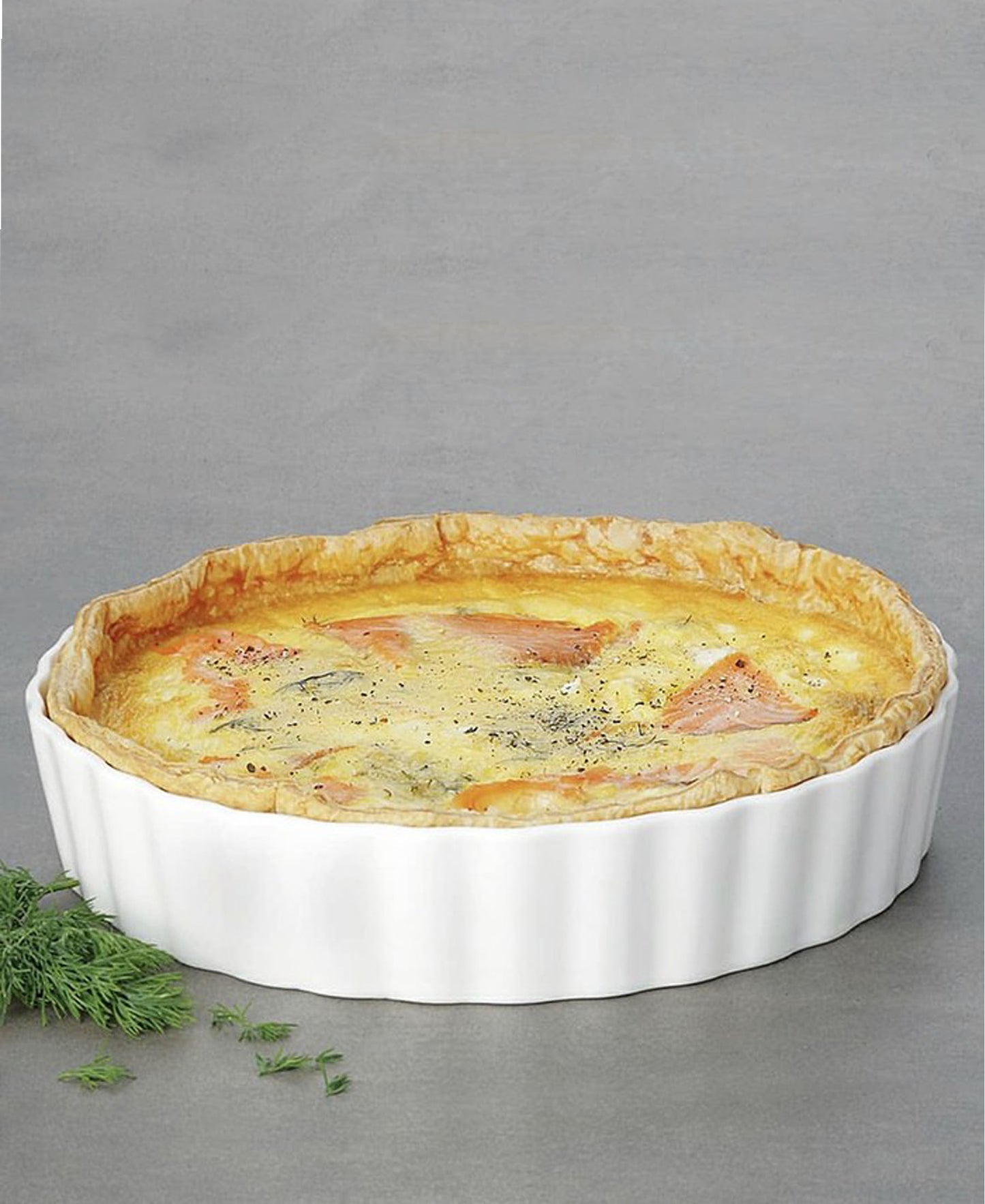 Maxwell & Williams Epicurious Deep Quiche Dish 25cm - White