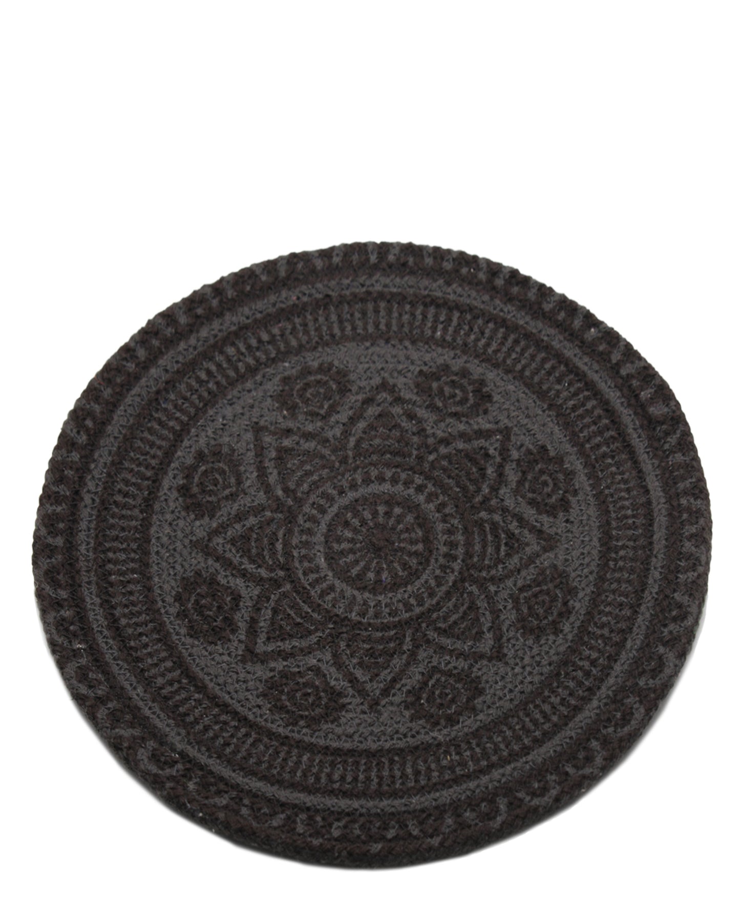 Kitchen Life Hand Woven Place Mat - Black