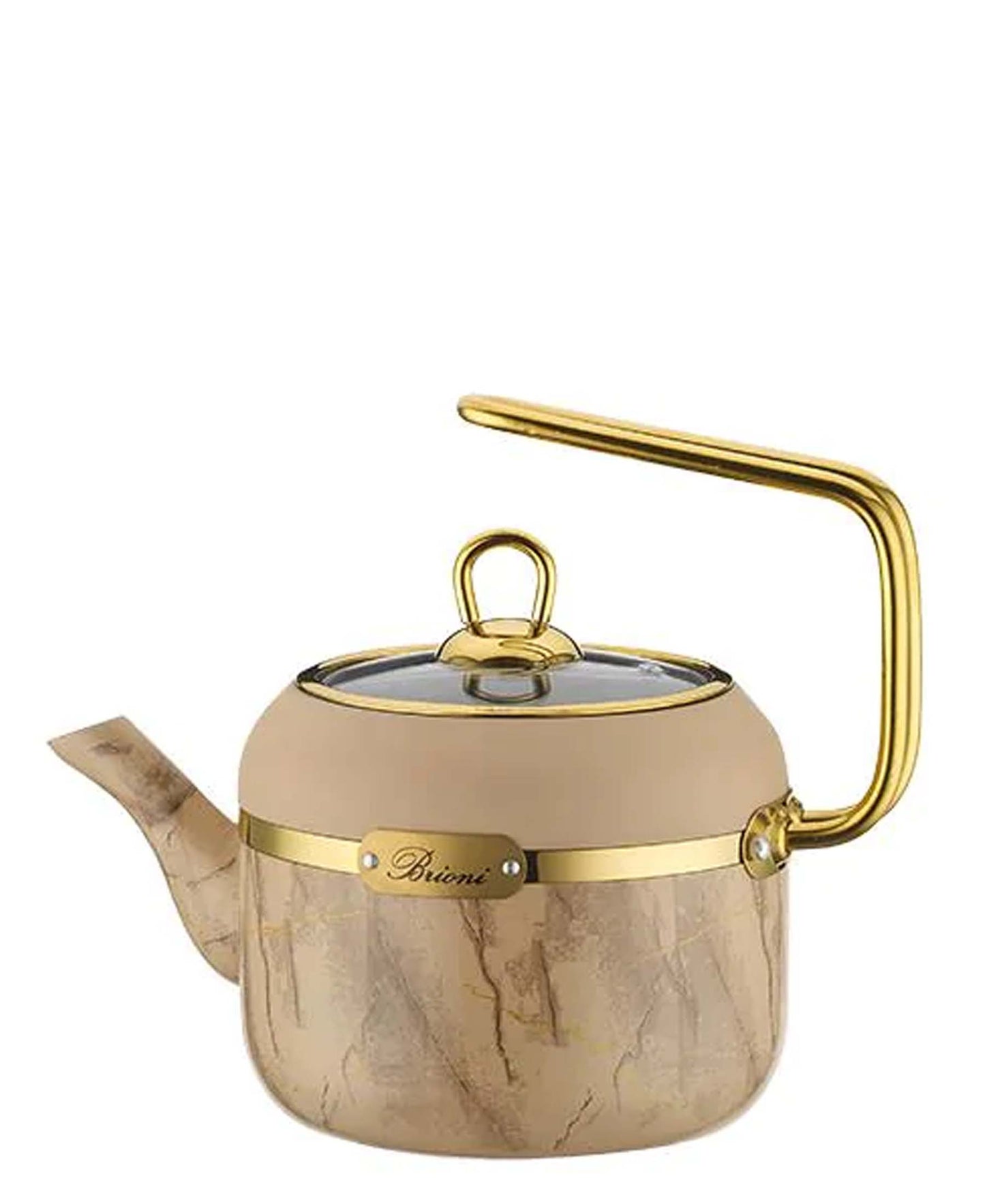 Brioni Selection 2,5L Granite Teapot - Beige