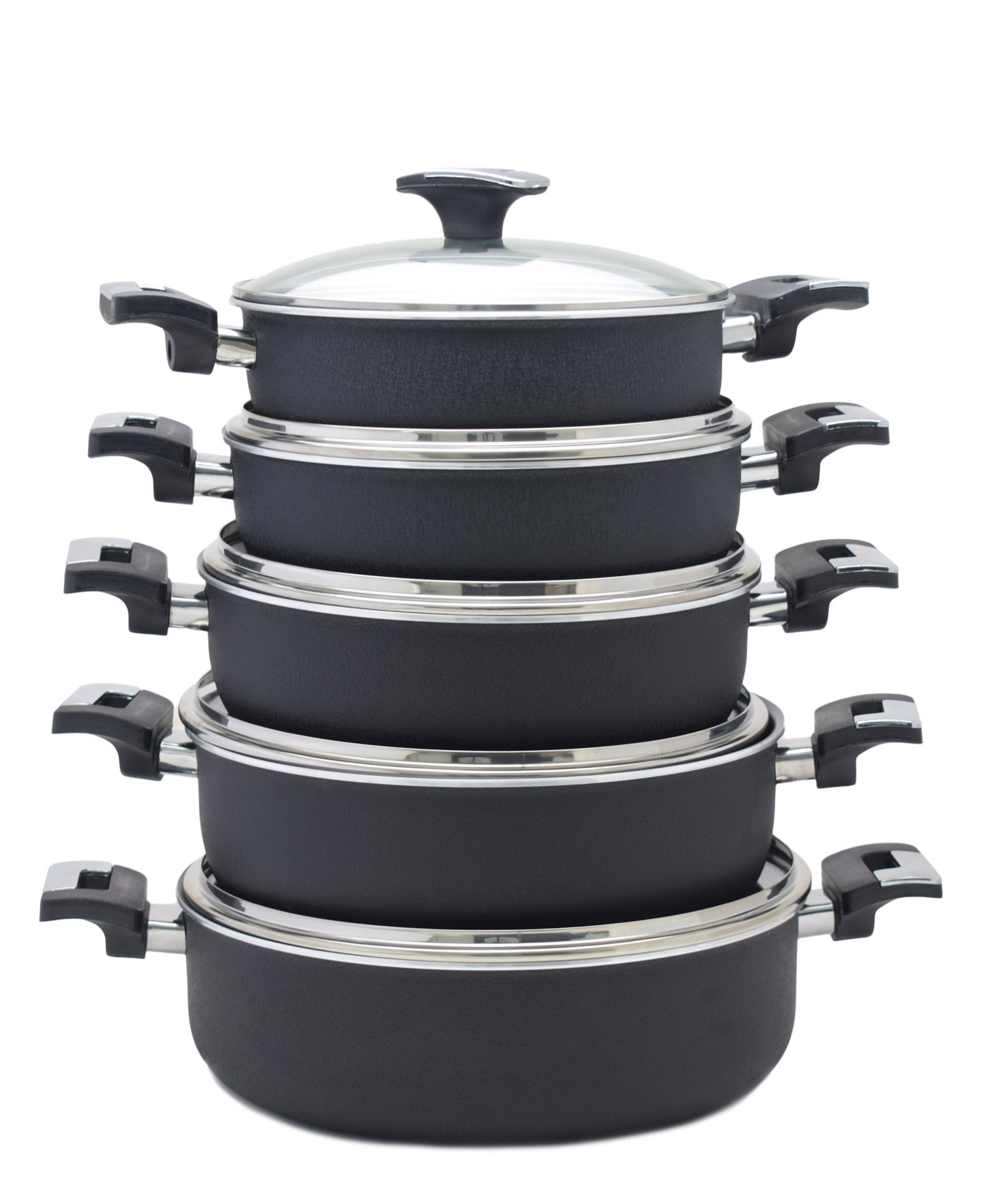 Casio 10 Piece Pot Set - Black