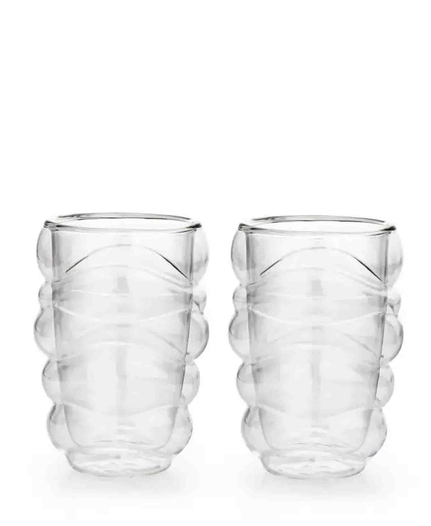 Carrol Boyes Wound Up Double Wall Mugs 300ML - Clear