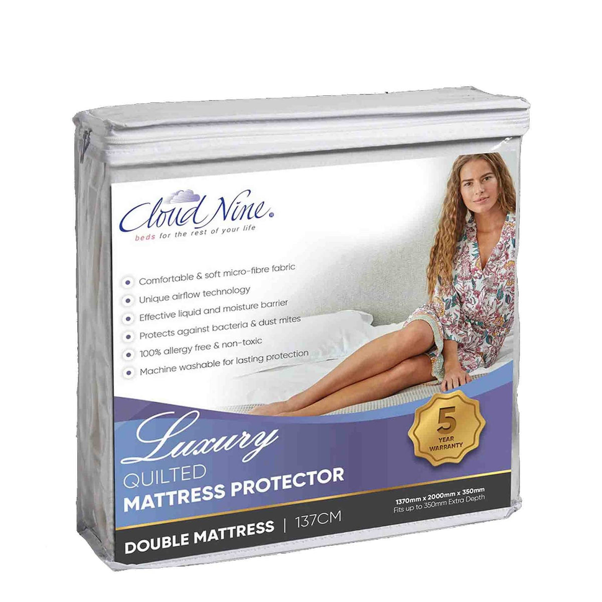 Cloud Nine Quilted Mattress Protector