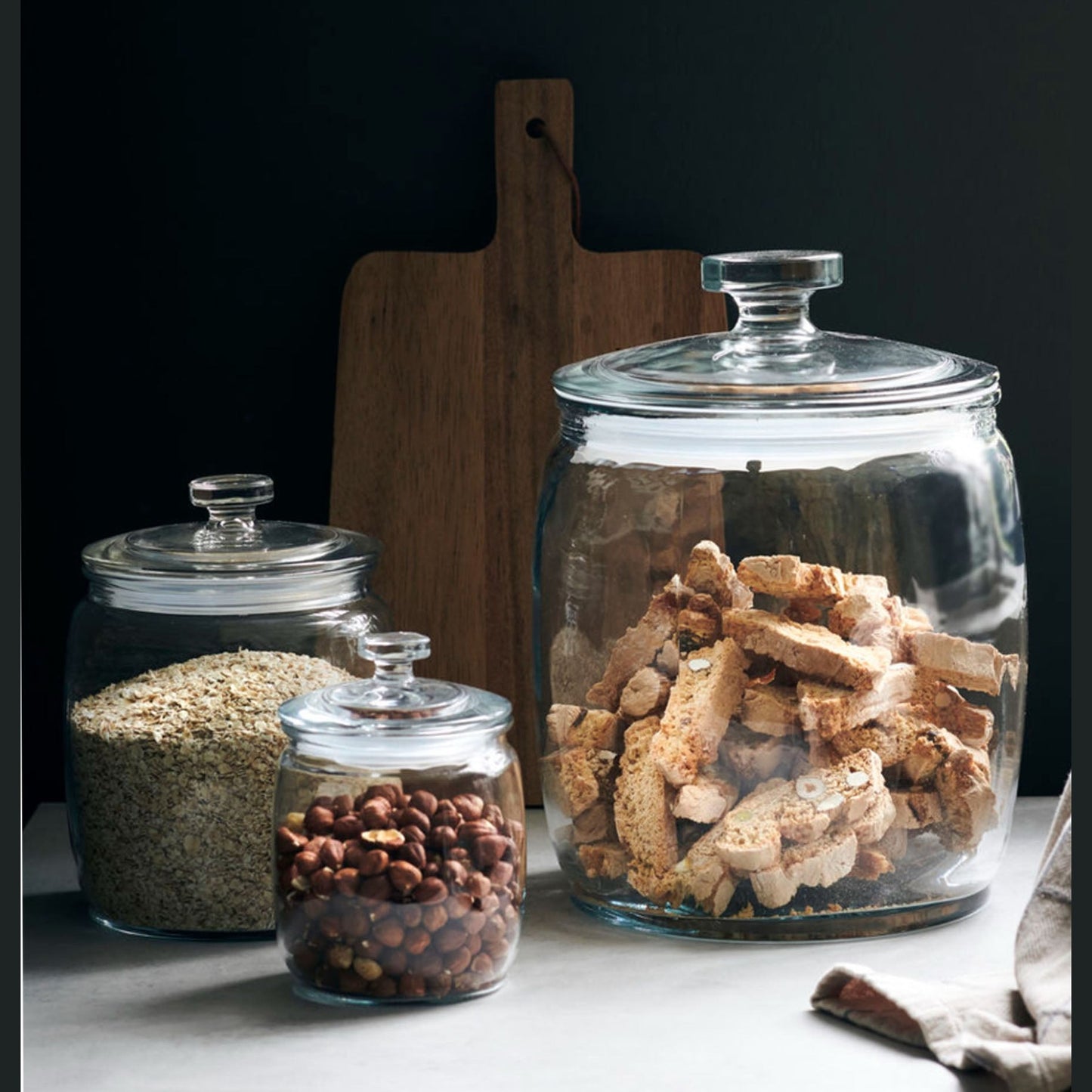 Crotone Borosilicate 3.9L Canister - Clear