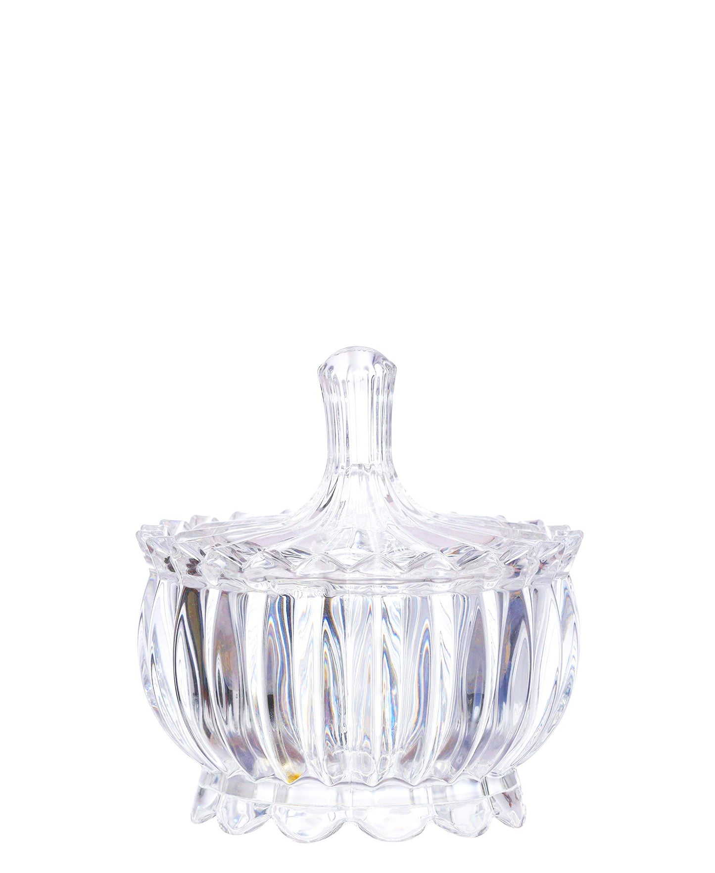 Kitchen Life Candy Lotus Shape Serving Bowl - Clear