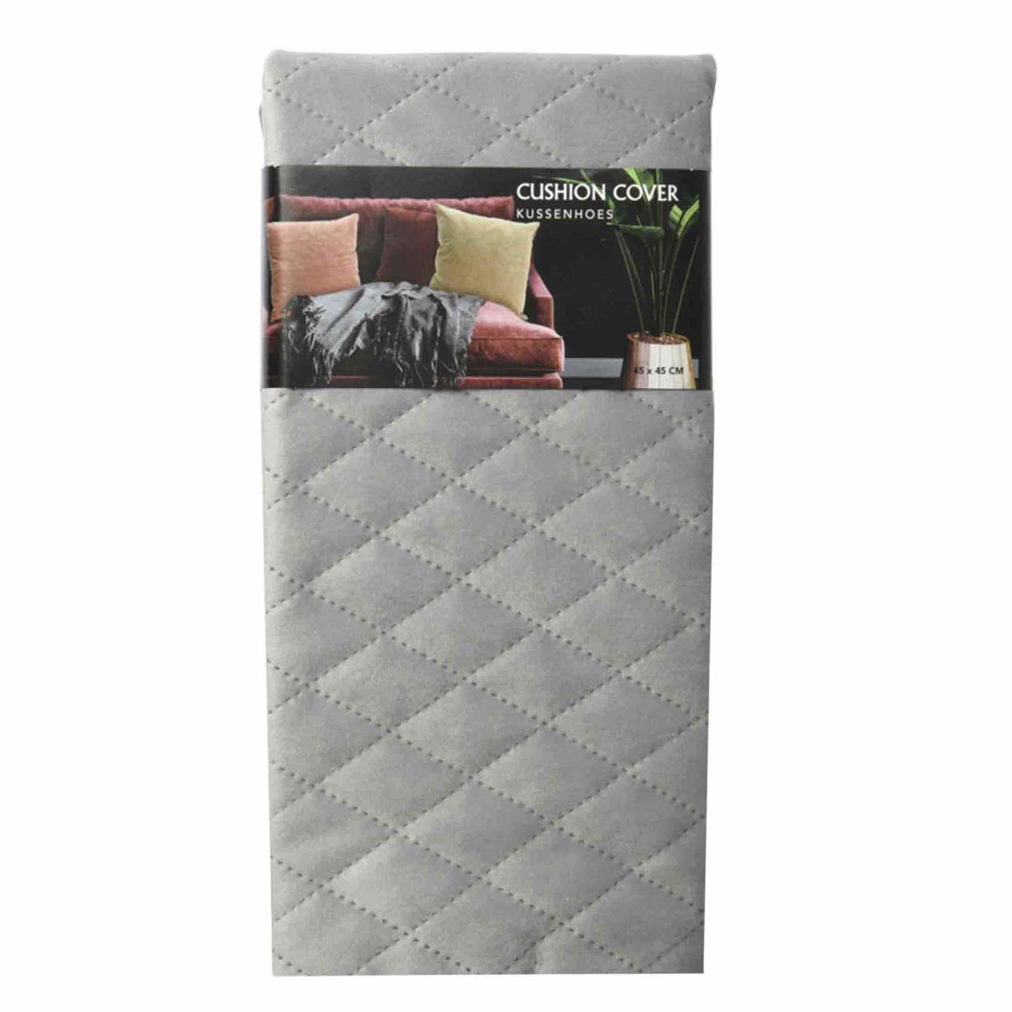 Urban Decor Cushion Cover 45 x 45cm Pattern 3 - Grey