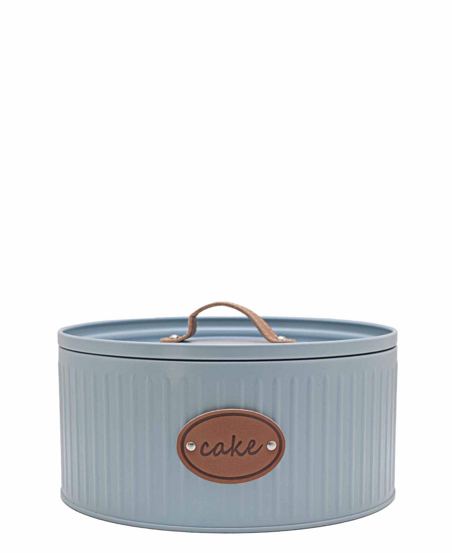 Retro French Cake Tin - Duck Egg Blue