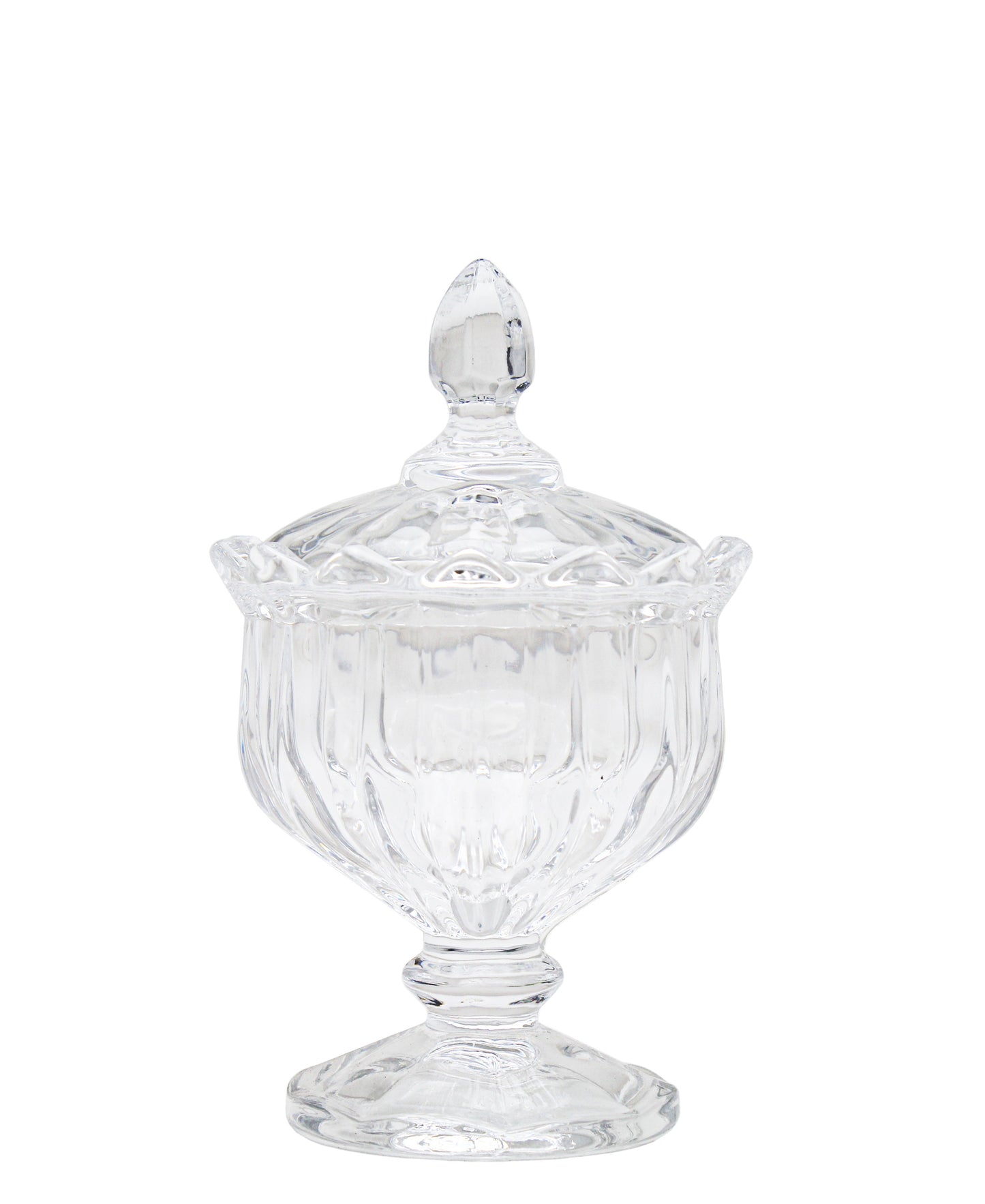 Kitchen Life Candy Footed Jar - Clear