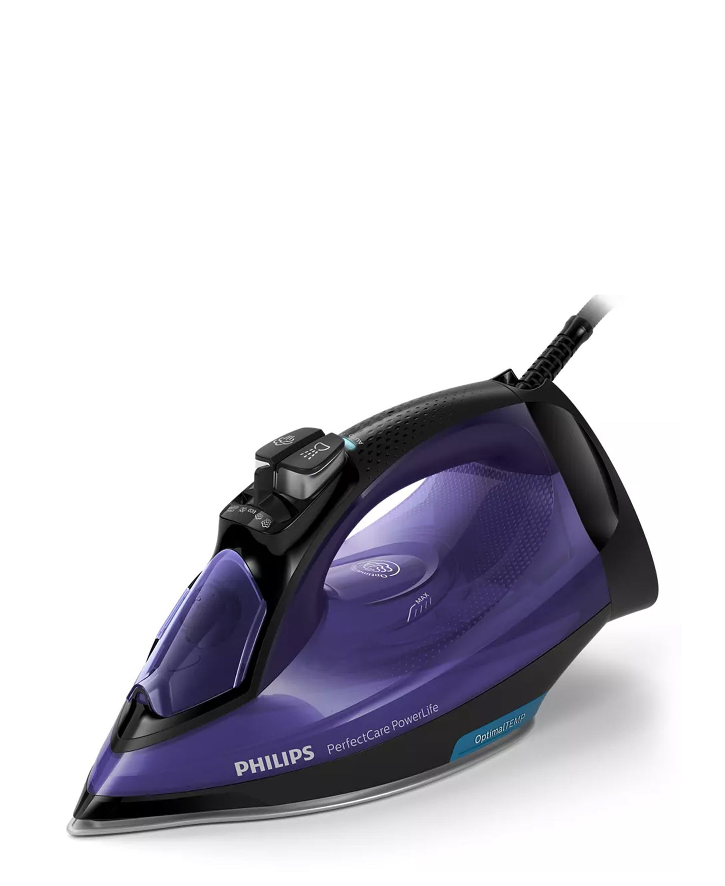Philips Perfectcare No BurnSteam Iron 2500w - Purple & Black