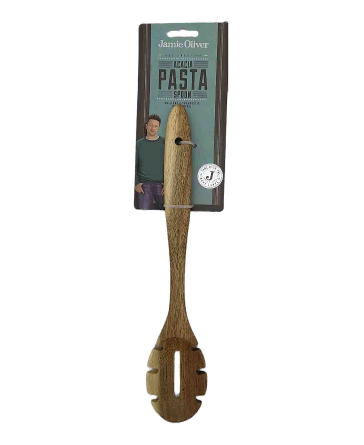 Jamie Oliver Acacia Wood Pasta Spoon - Brown