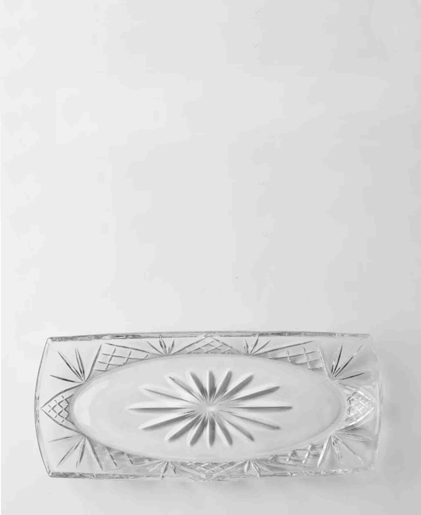 Jenna Clifford Paris Oval Tray - Clear