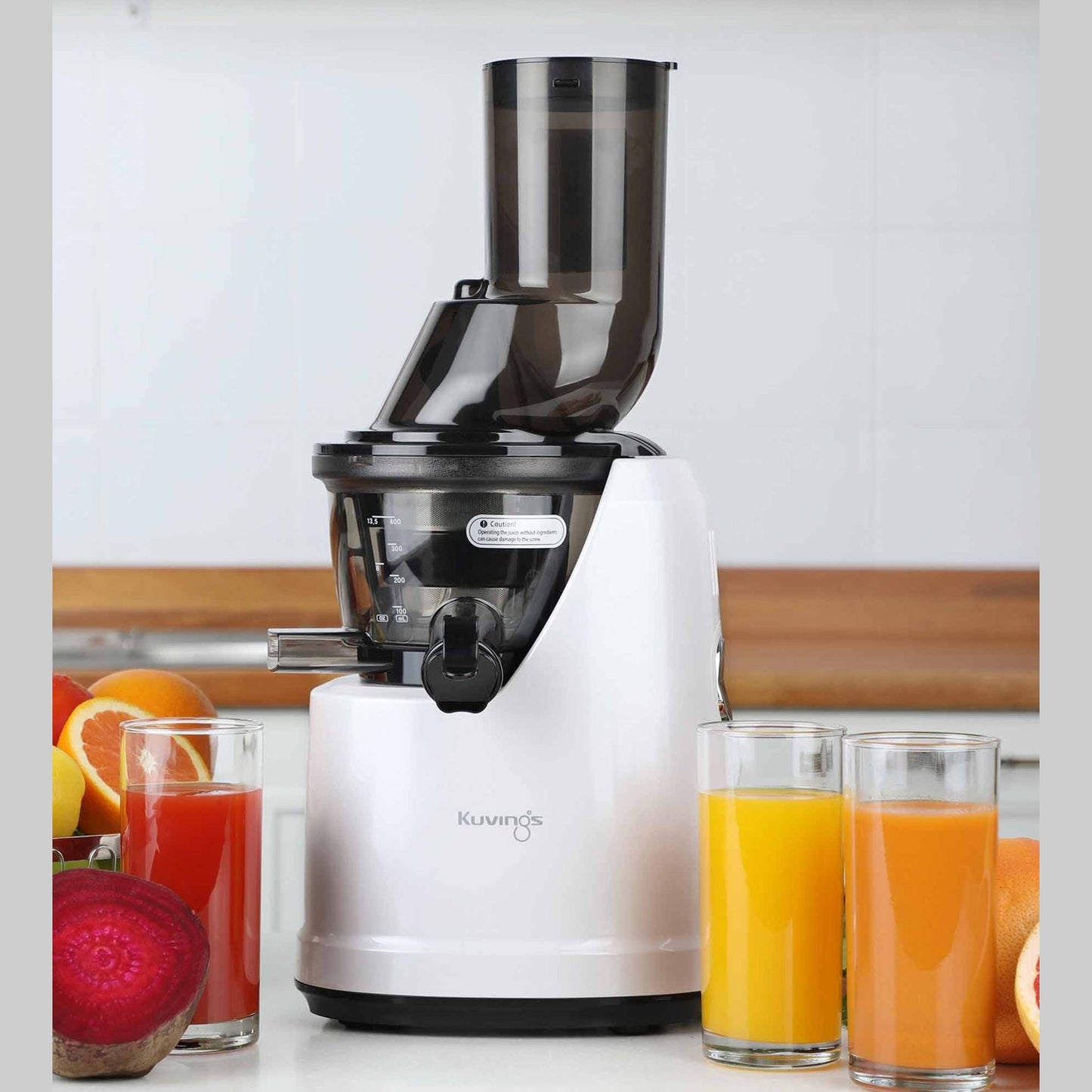Kuvings B1700 Silent Juicer - White Pearl