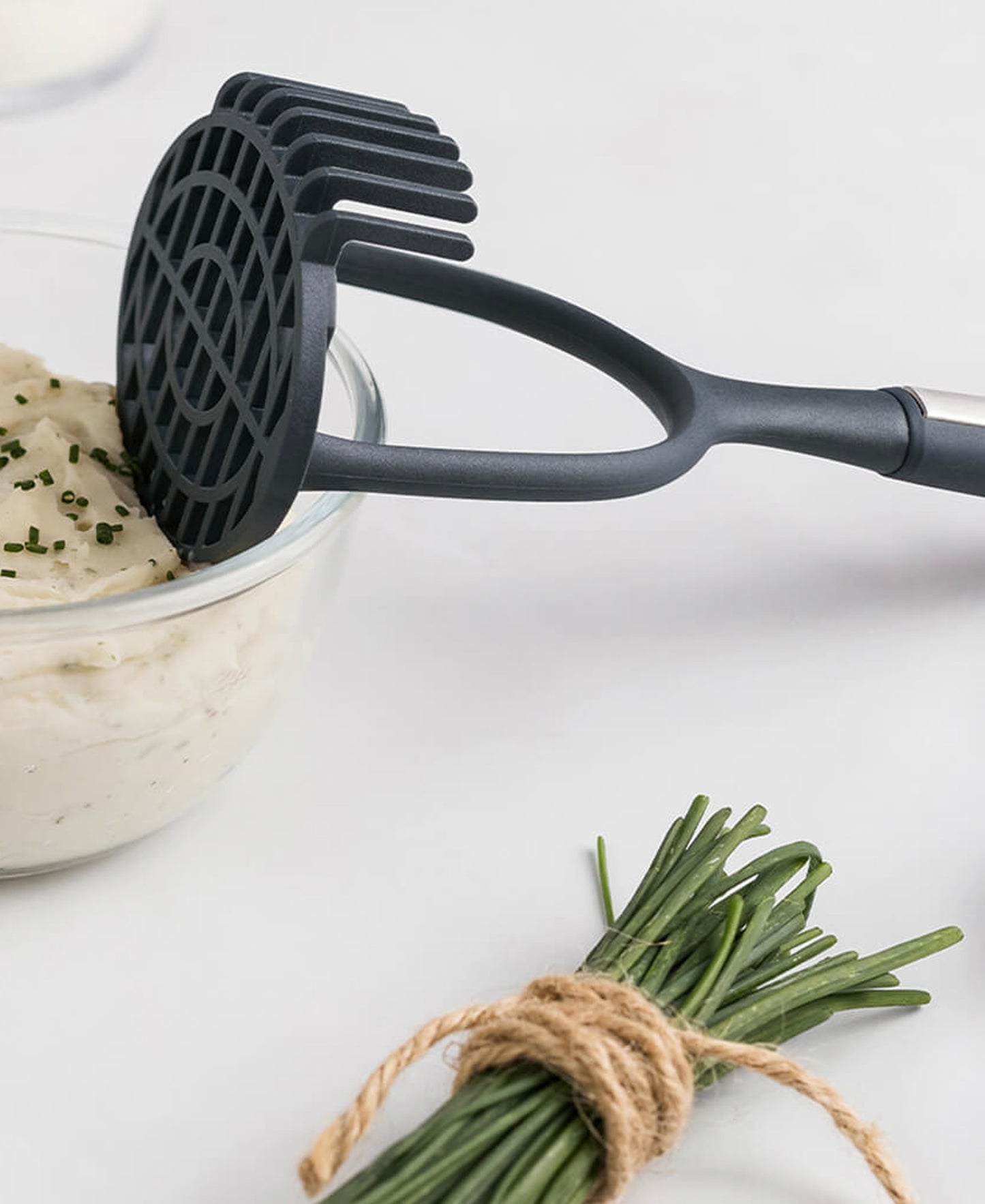 Legend Premium Nylon Potato Masher - Grey