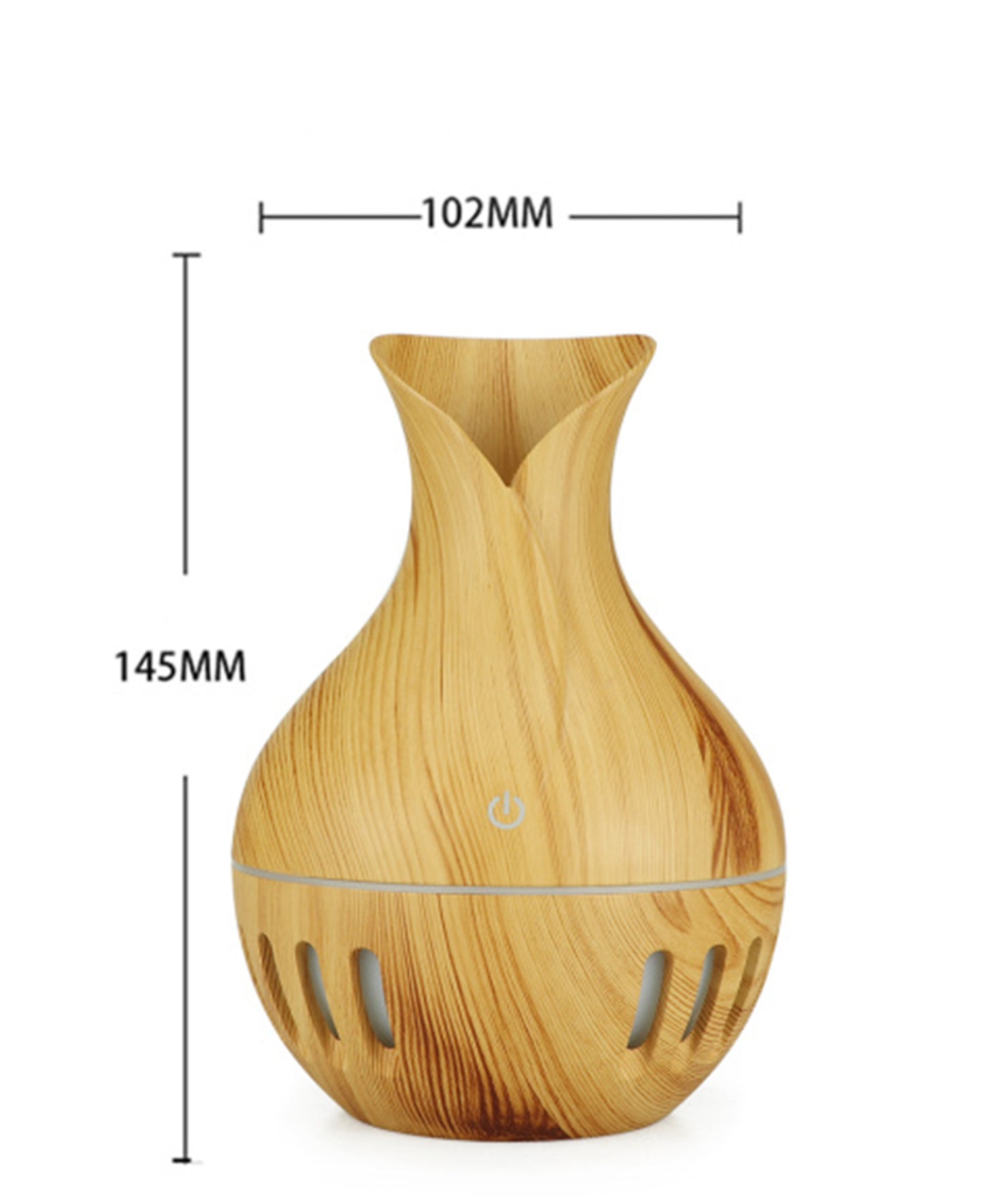 Ultrasonic Aroma Humidifier - Brown