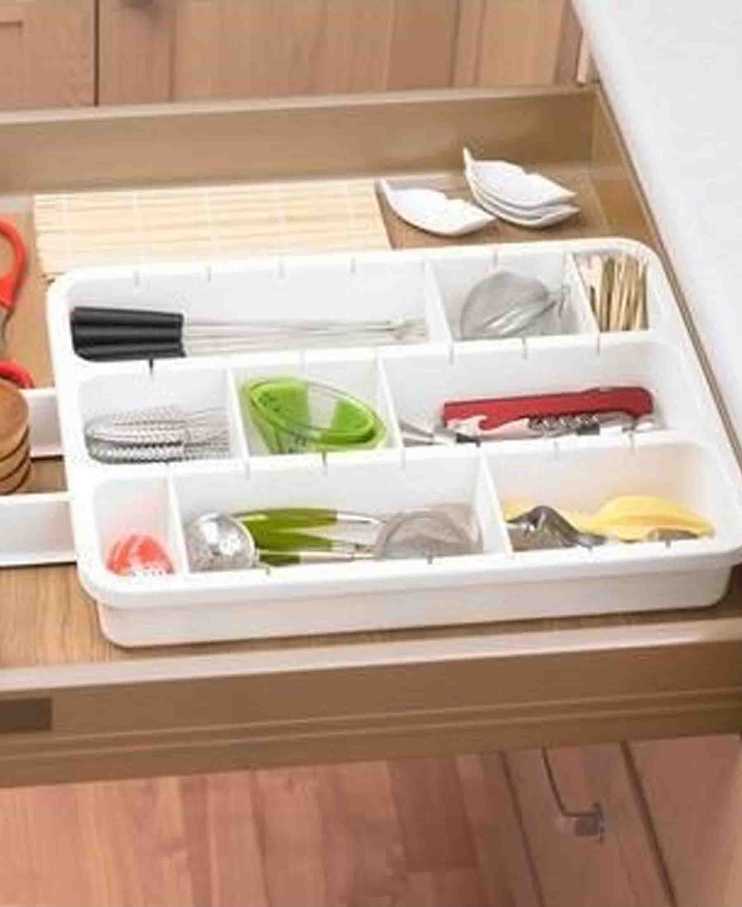 Progressive Customizable Drawer Organizer - White