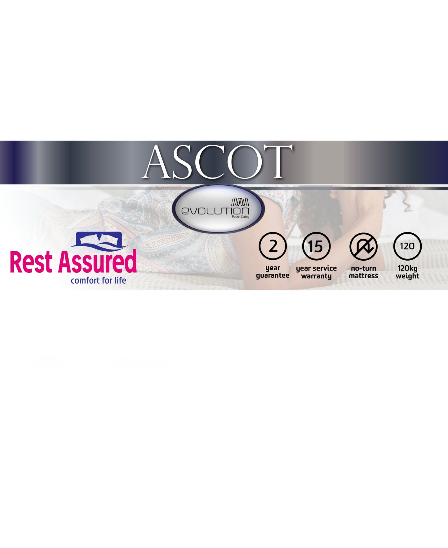 Rest Assured Ascot Bed King