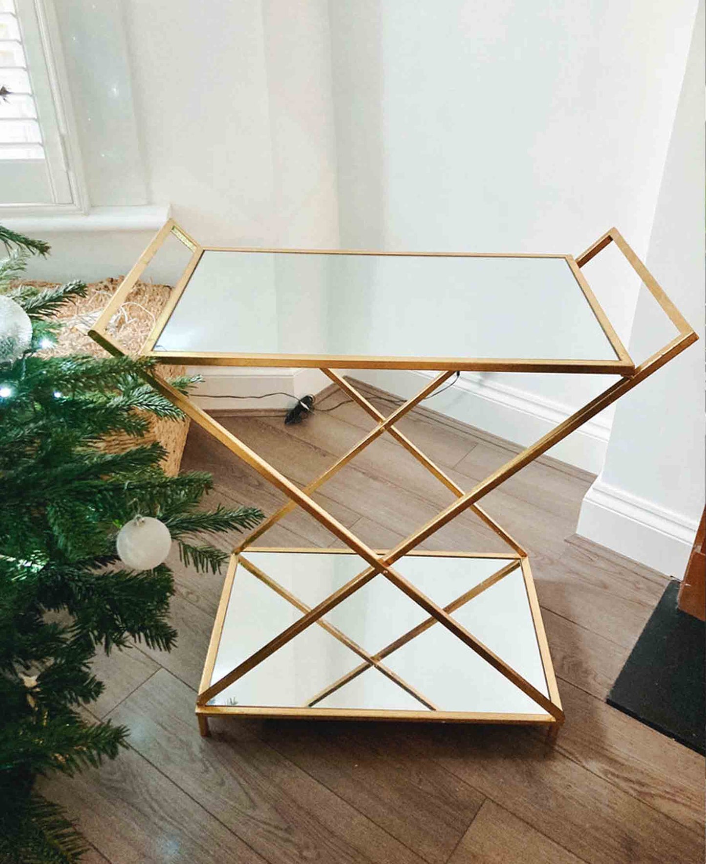 Kitchen Life Serving Trolley - Gold