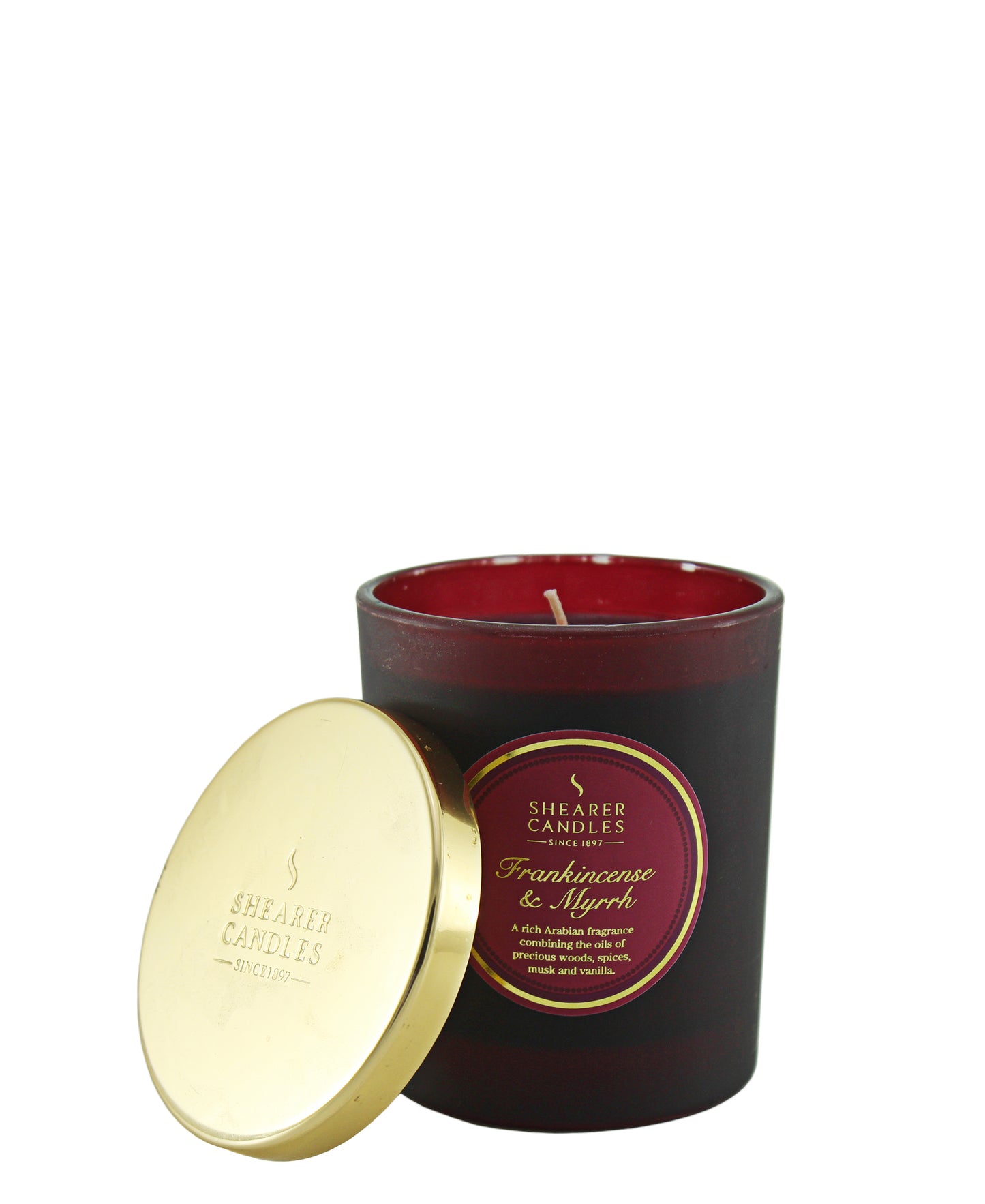 Shearer Candles Myrrh - Maroon