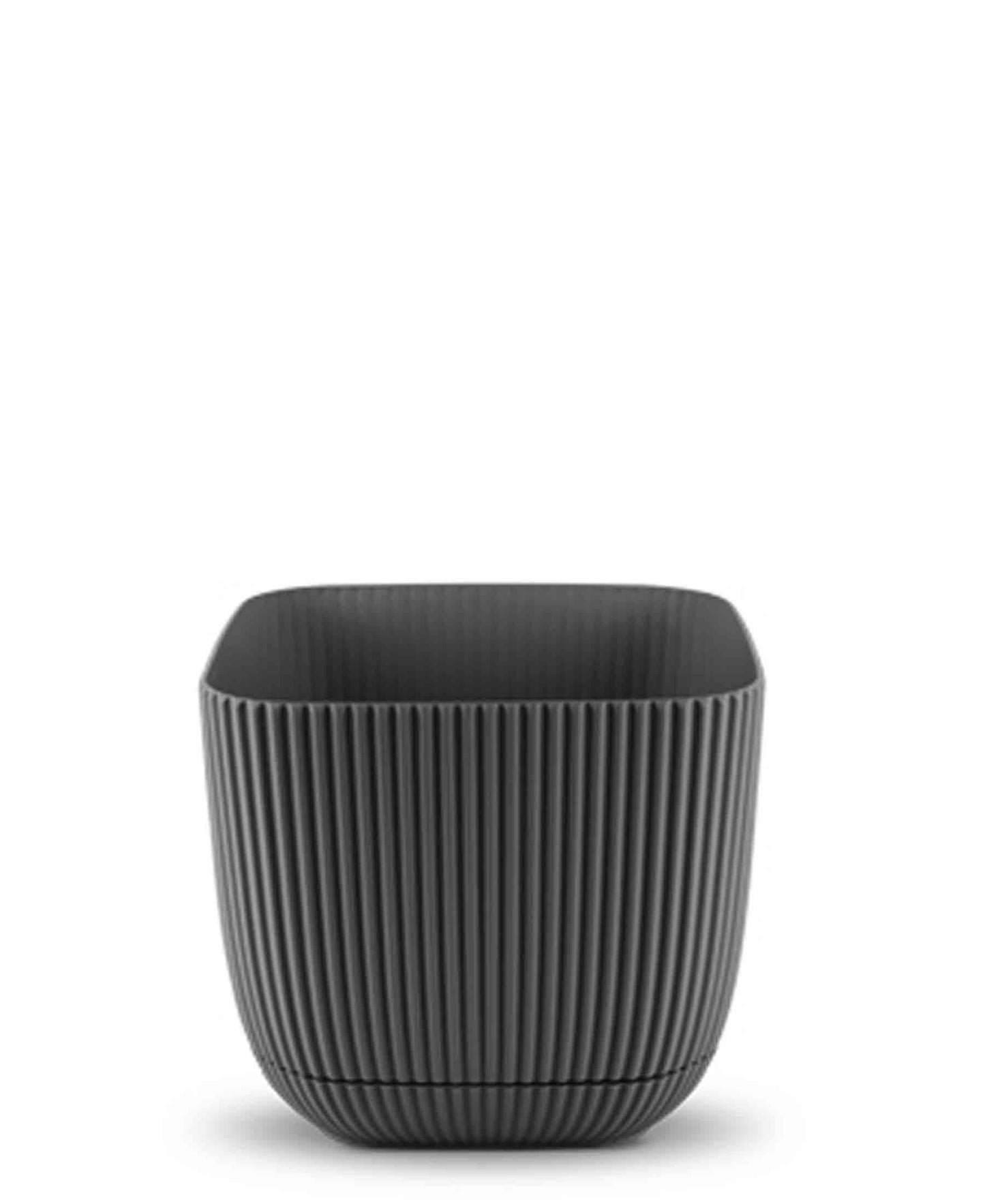 Urban Decor Square Coral Pot Plant 1.80Lt - Grey