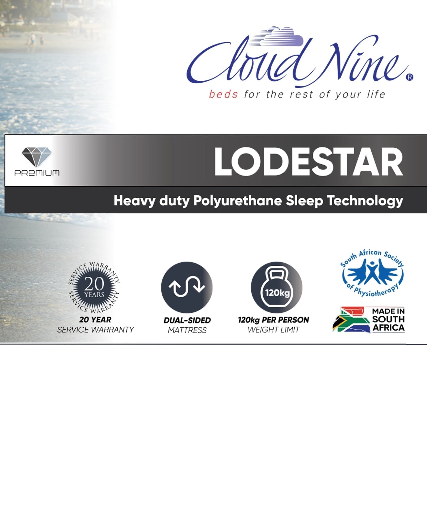 Cloud Nine Lodestar Bed Queen