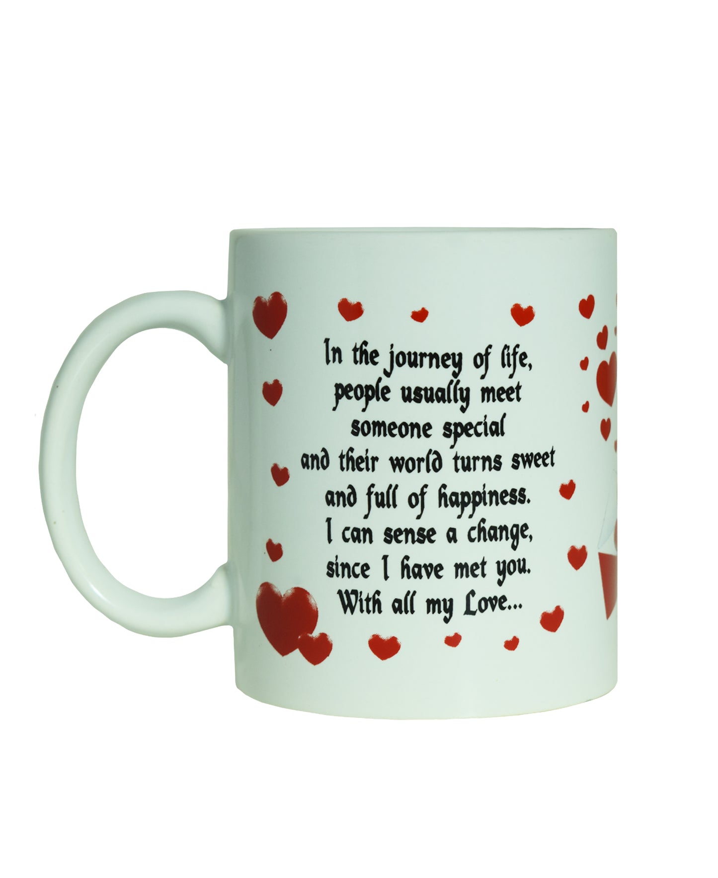 Love Designs Valentines 440ml Mug - White With Imprint
