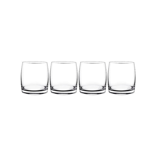 Consol 4 Piece 290ml Signature Vienna Short Tumbler Set Clear