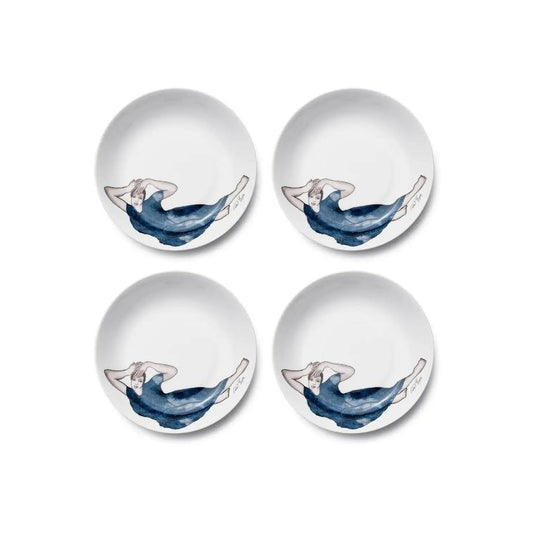 Carrol Boyes 4 Piece Graceful Soup Bowl Set White