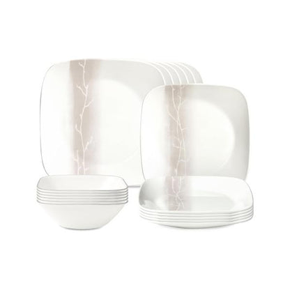 Corelle 18 Piece Wander Dinner Set White