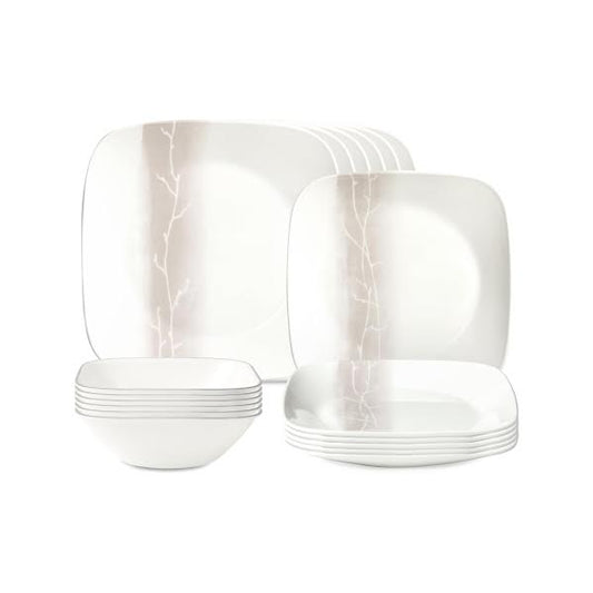 Corelle 18 Piece Wander Dinner Set White