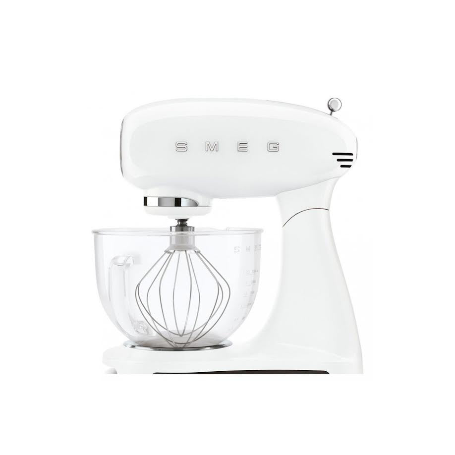 Smeg 4.8Lt Glass Bowl Mixer Clear