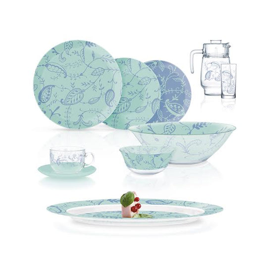 Luminarc Garnet 46 Piece Dinner Set Multicoloured