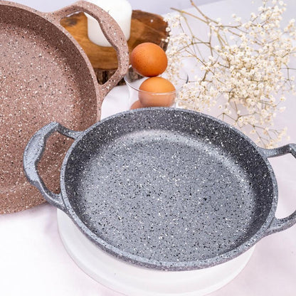 OMS 16cm Granite Egg Pan Grey