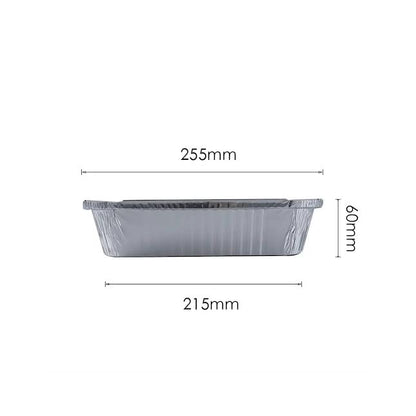 Inpulse Homeware 5 Pack 1.75Lt Aluminium Foil Food Container Silver