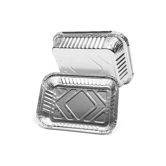 Inpulse Homeware 5 Pack 1.75Lt Aluminium Foil Food Container Silver