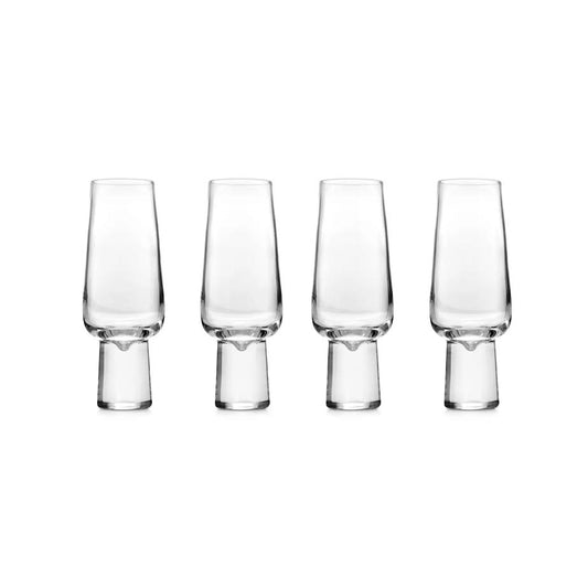 Carrol Boyes 4 Piece Aura Champagne Flute Set Clear