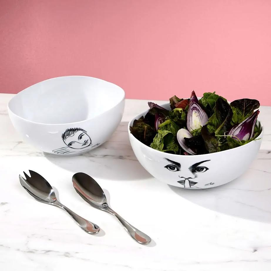 Carrol Boyes Let's Face It Salad Bowl White