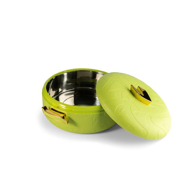 3 Piece Insulated Food Warmer Set with Lids Green