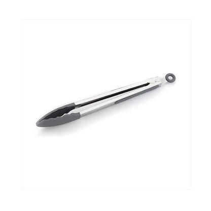 Regent Stainless Steel Tong with Silicone Tips Grey & Silver