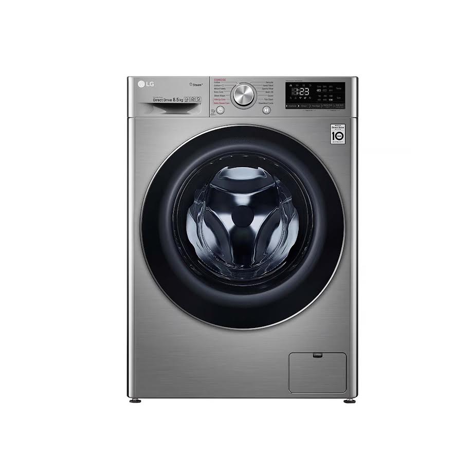 LG 8.5kg Front Load Washing Machine Silver