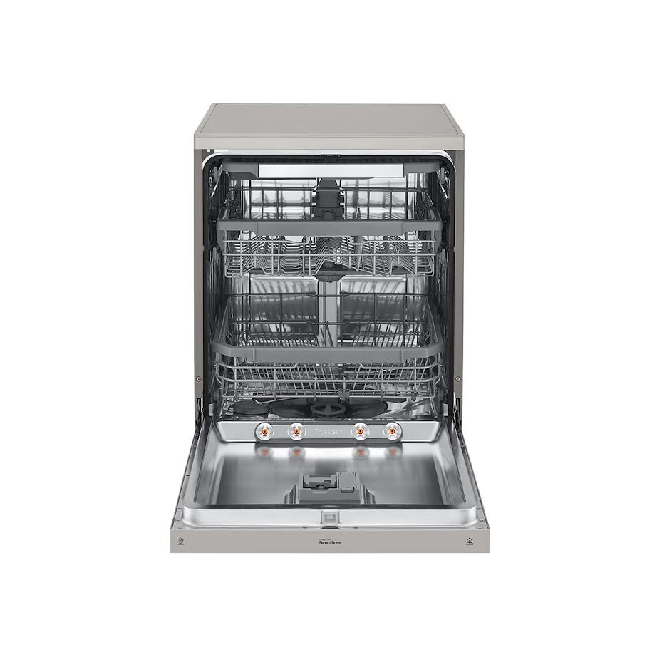 LG QuadWash Steam Dishwasher Silver