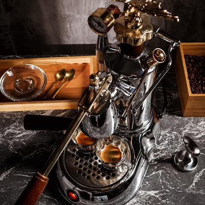 Smeg La Pavoni Expo 2015 Lever Espresso Machine Chrome