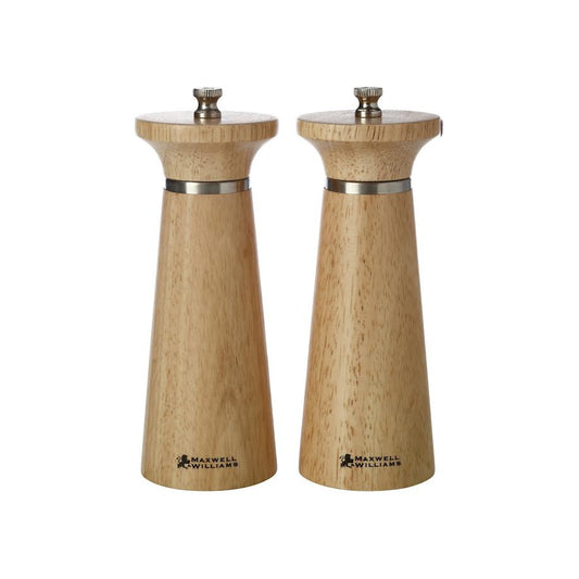 Maxwell & Williams 16cm Oslo Salt & Pepper Mill Set Natural