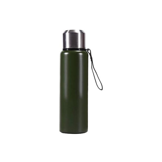 Kitchen Life 600ml Stainless Steel Vacuum Flask Green