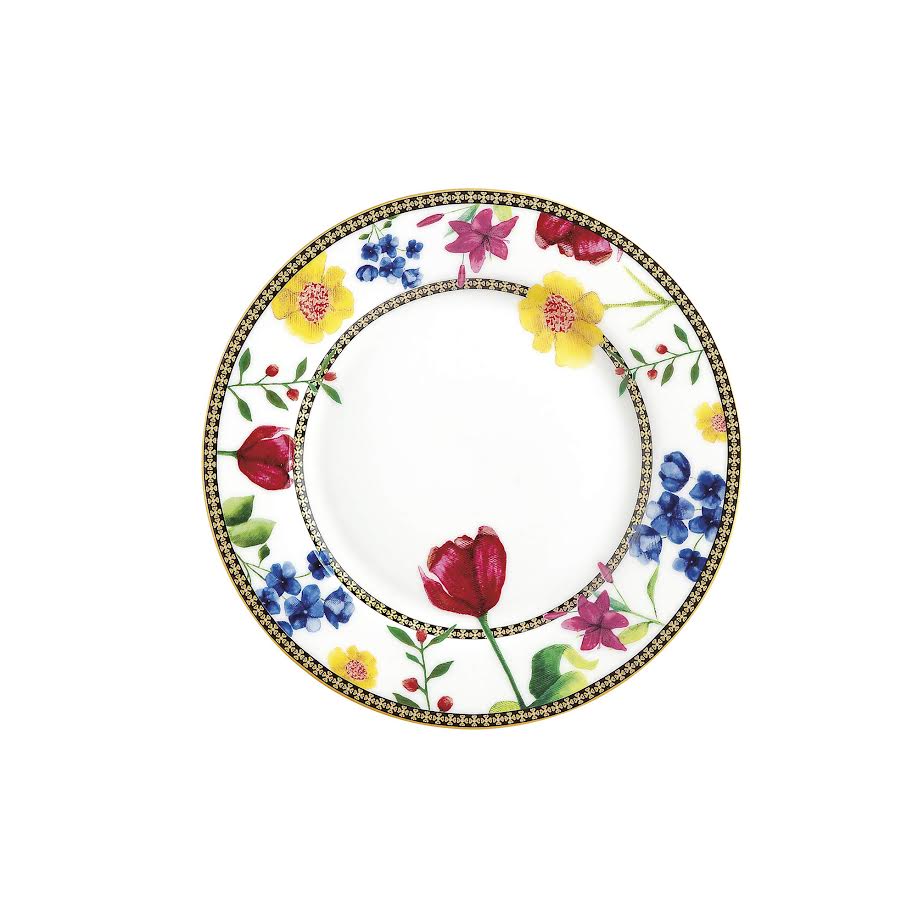 Maxwell Williams Flower Design Cake & Tea Plate White