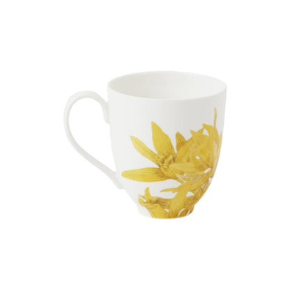 Maxwell & Williams Royal Botanic Garden Australian Orchids Mug Yellow