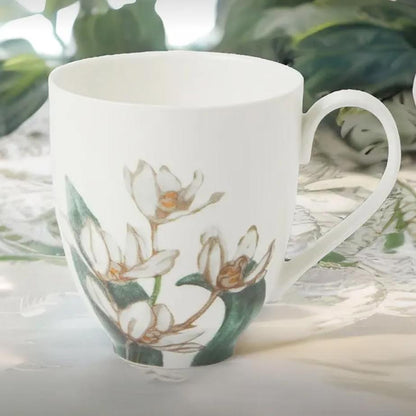 Maxwell & Williams Royal Botanic Gardens Australian Orchids Mug White