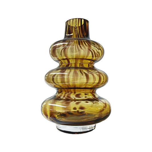 Exotic Designs 13 x 23cm Vase Deco Brown